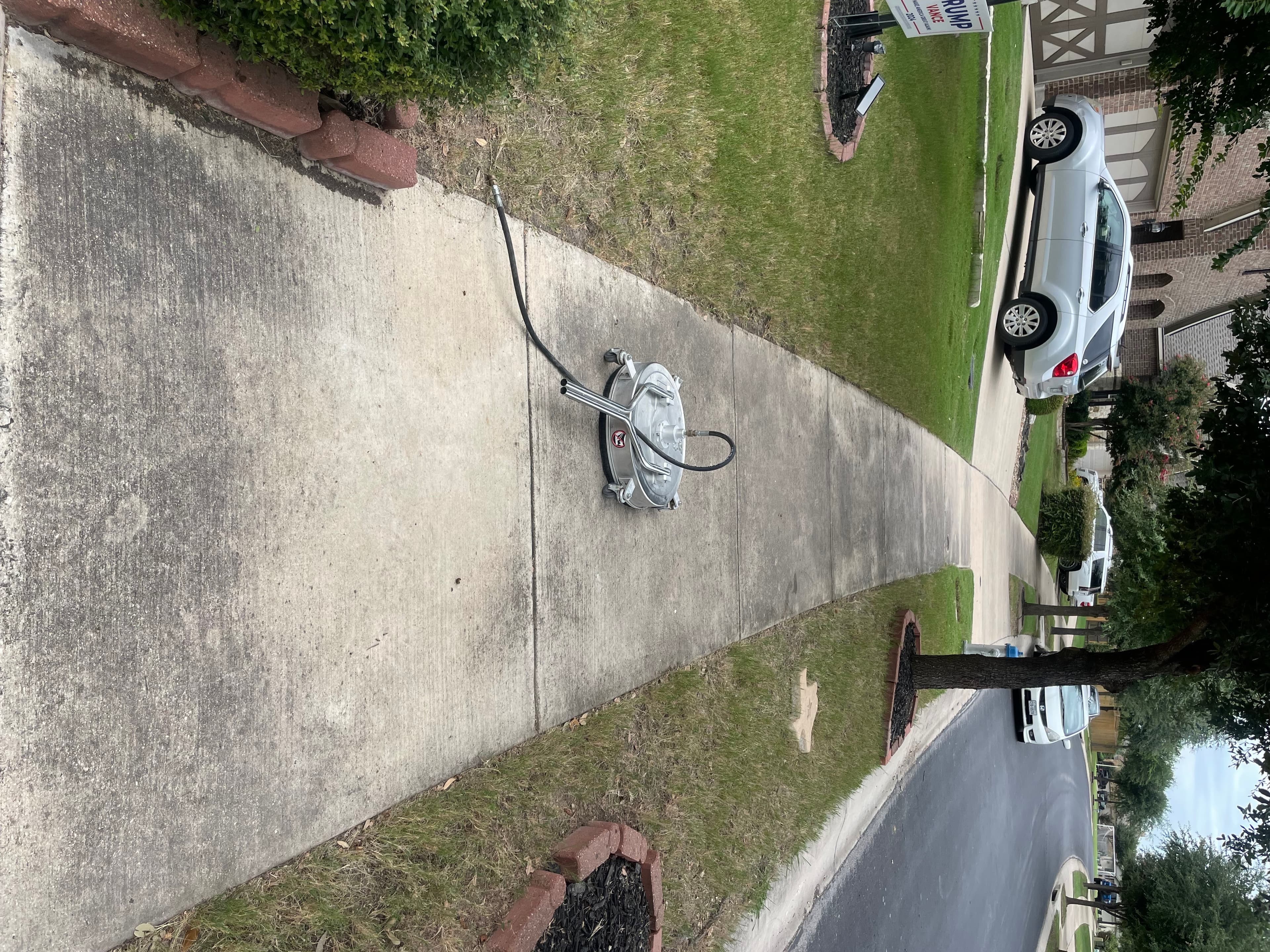 Before โ Sidewalk & Curb Cleaning
