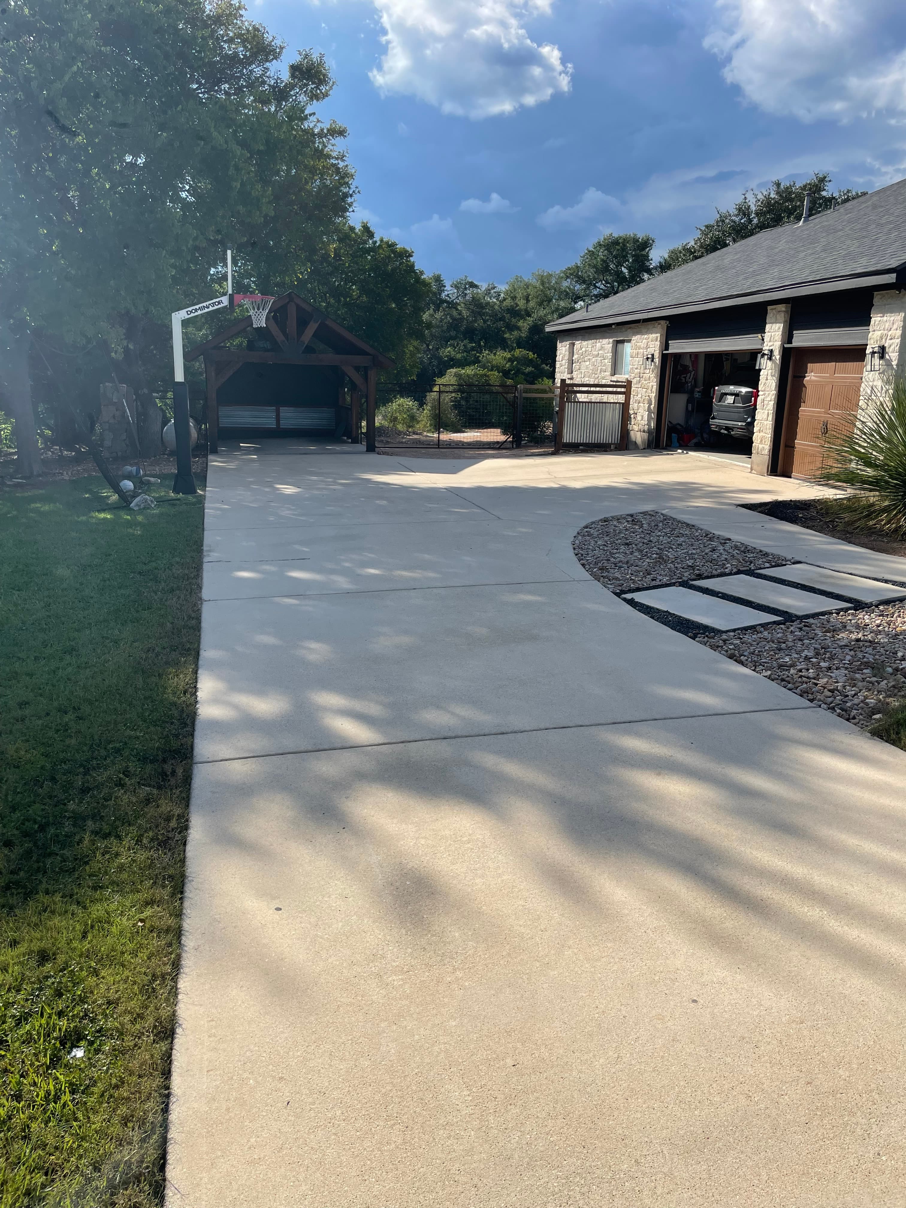 After โ Driveway Pressure Wash