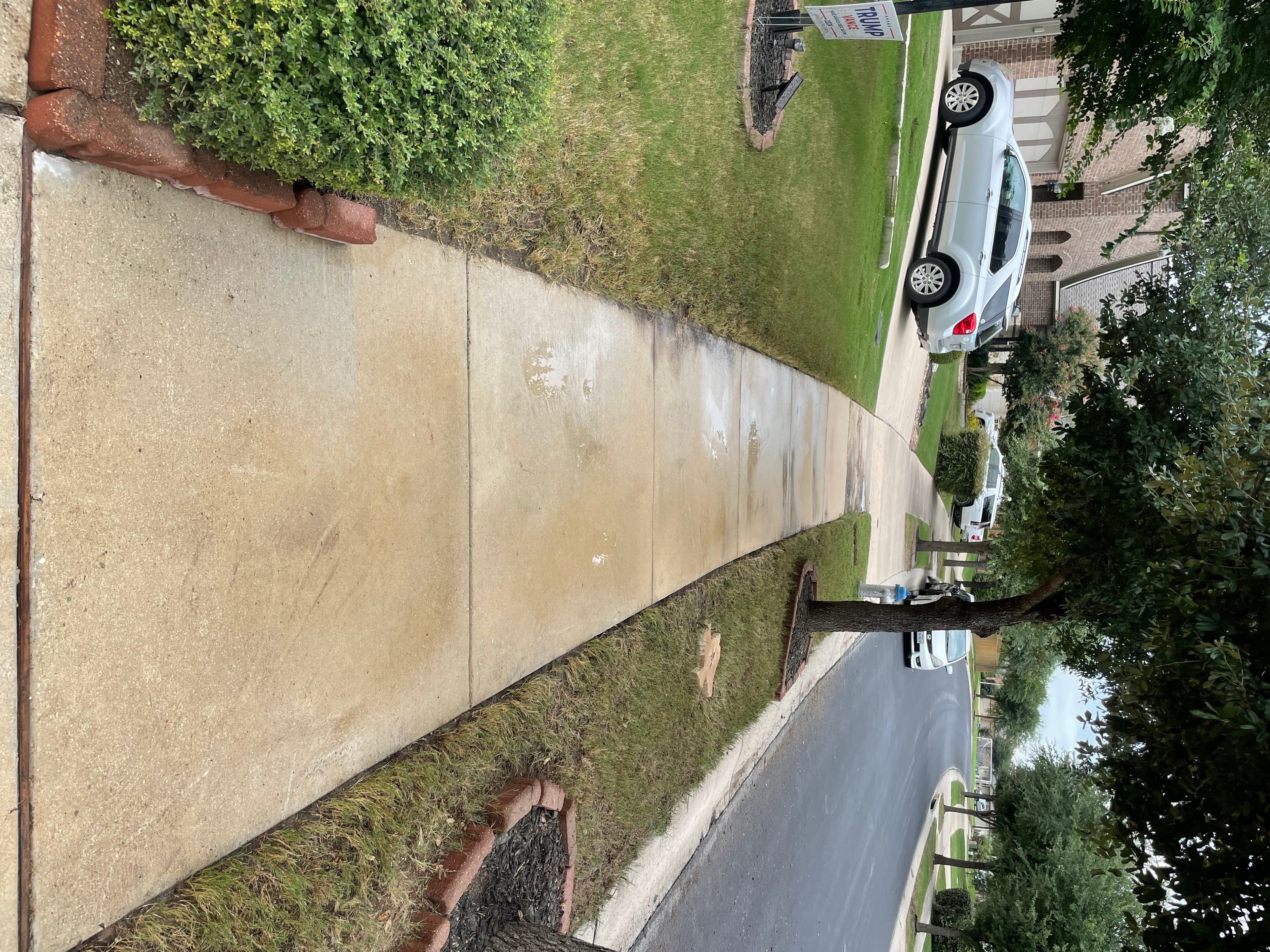 After โ Sidewalk & Curb Cleaning